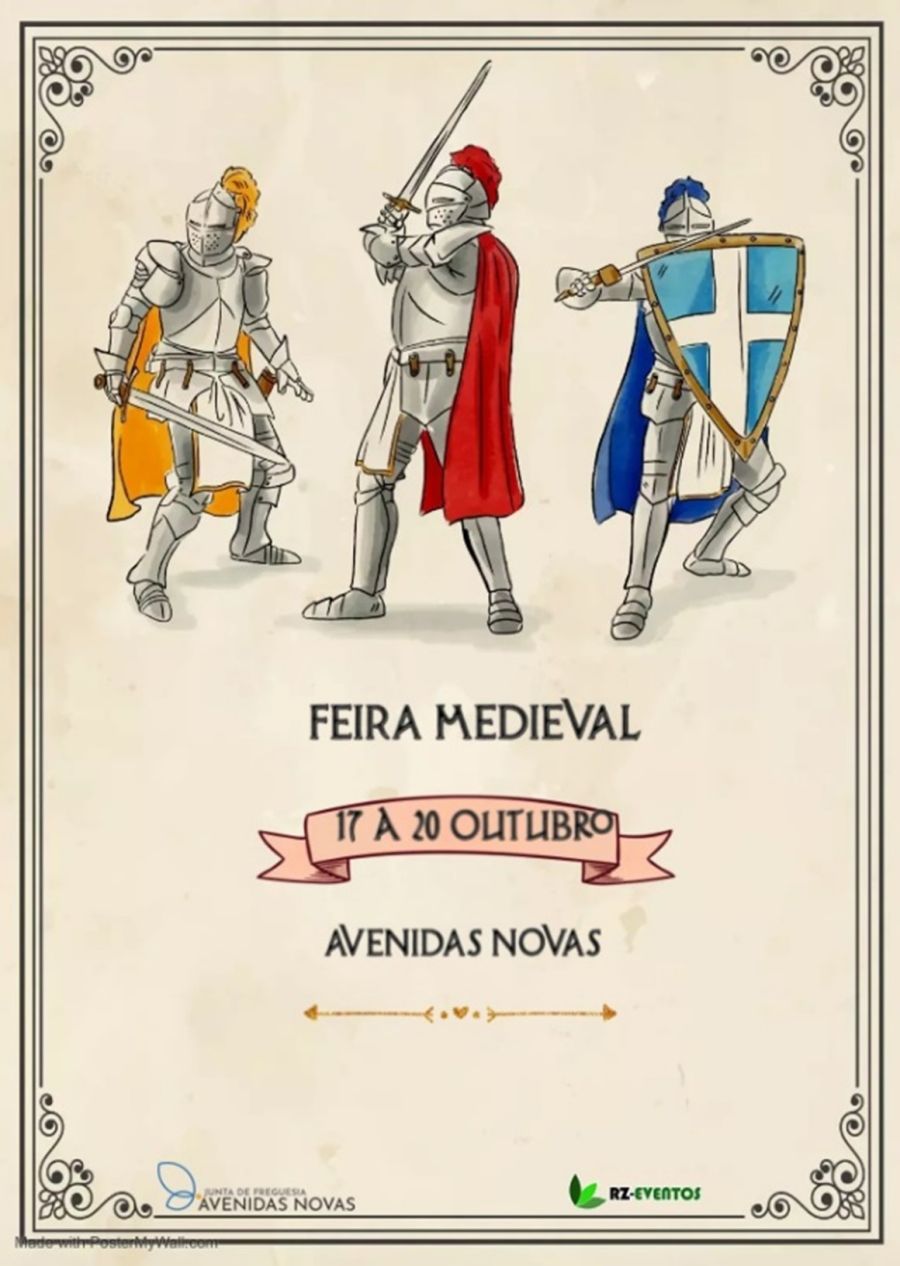 Grande Feira Medieval no Jardim Arco do Cego