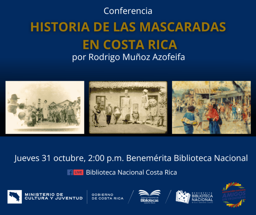 Conferencia. Historia de las mascaradas en Costa Rica, por Rodrigo Muñoz 