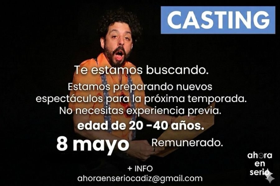 Casting para Compañía de Teatro Gaditana