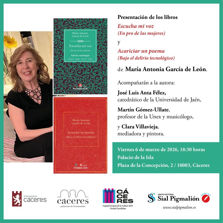 Presentación de los libros de María Antonia García de León