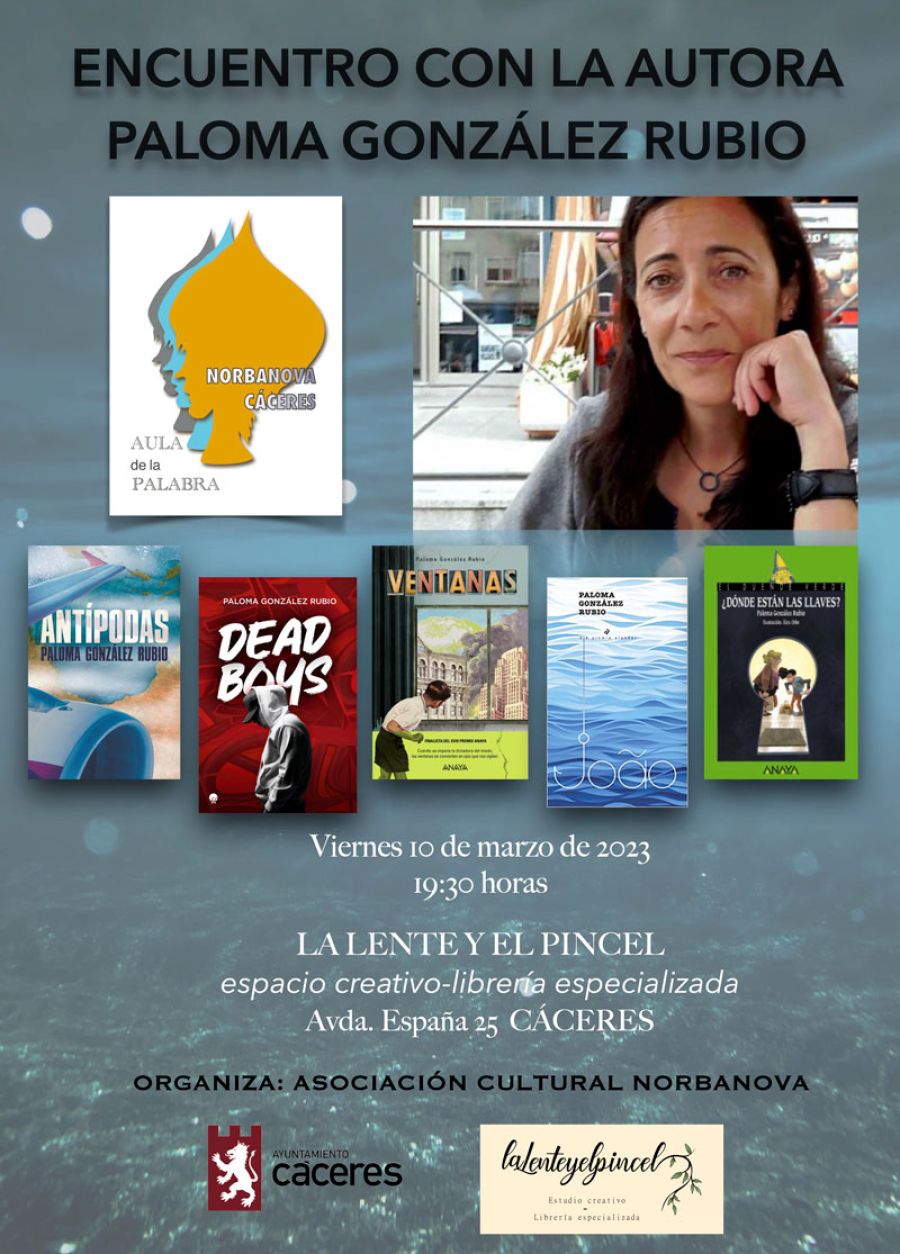 Encuentro con la autora PALOMA GONZÁLEZ RUBIO