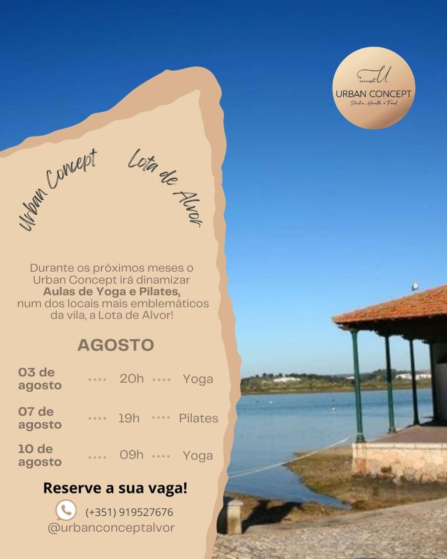 Aula de Yoga na Lota de Alvor