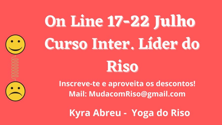 Curso Internacional de Líder de Yoga do Riso - On Line