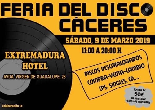Feria del disco en Cáceres