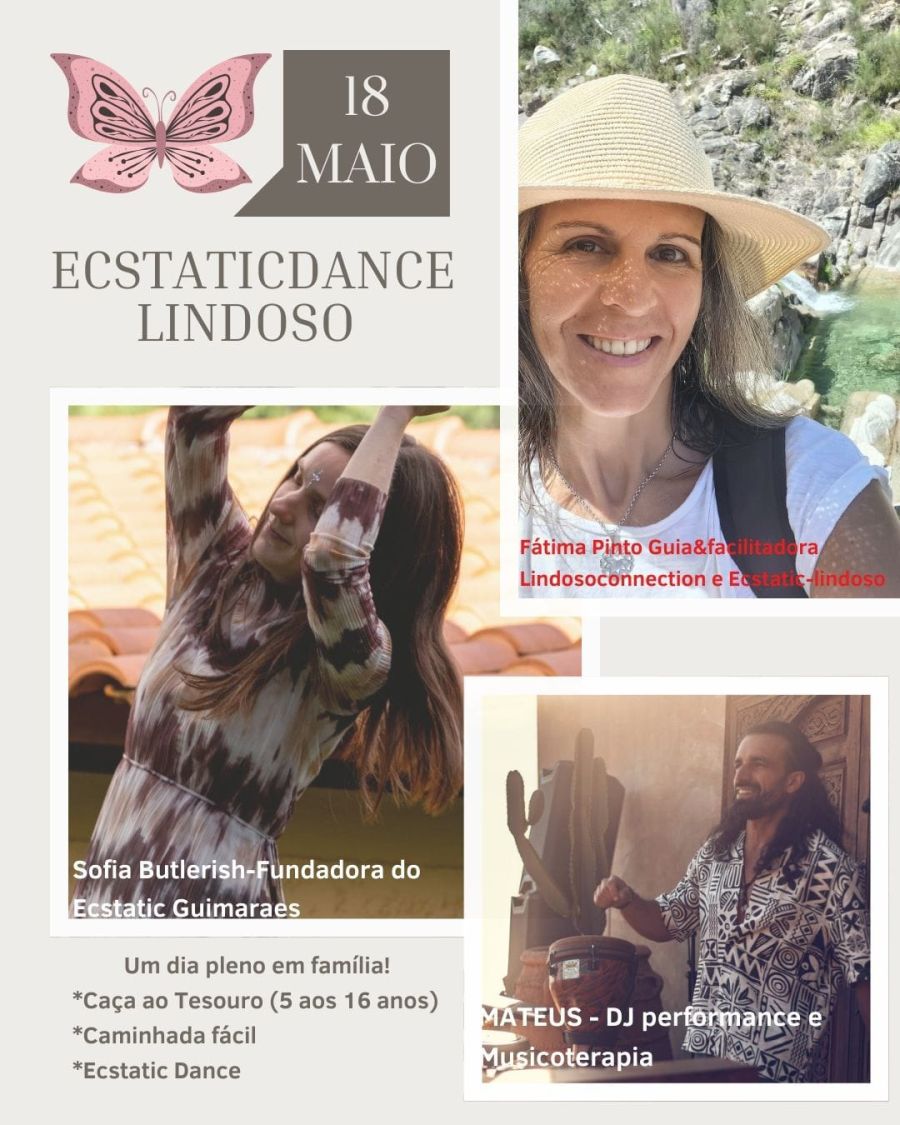 Caça tesouro,trilho e Ecstatic Dance