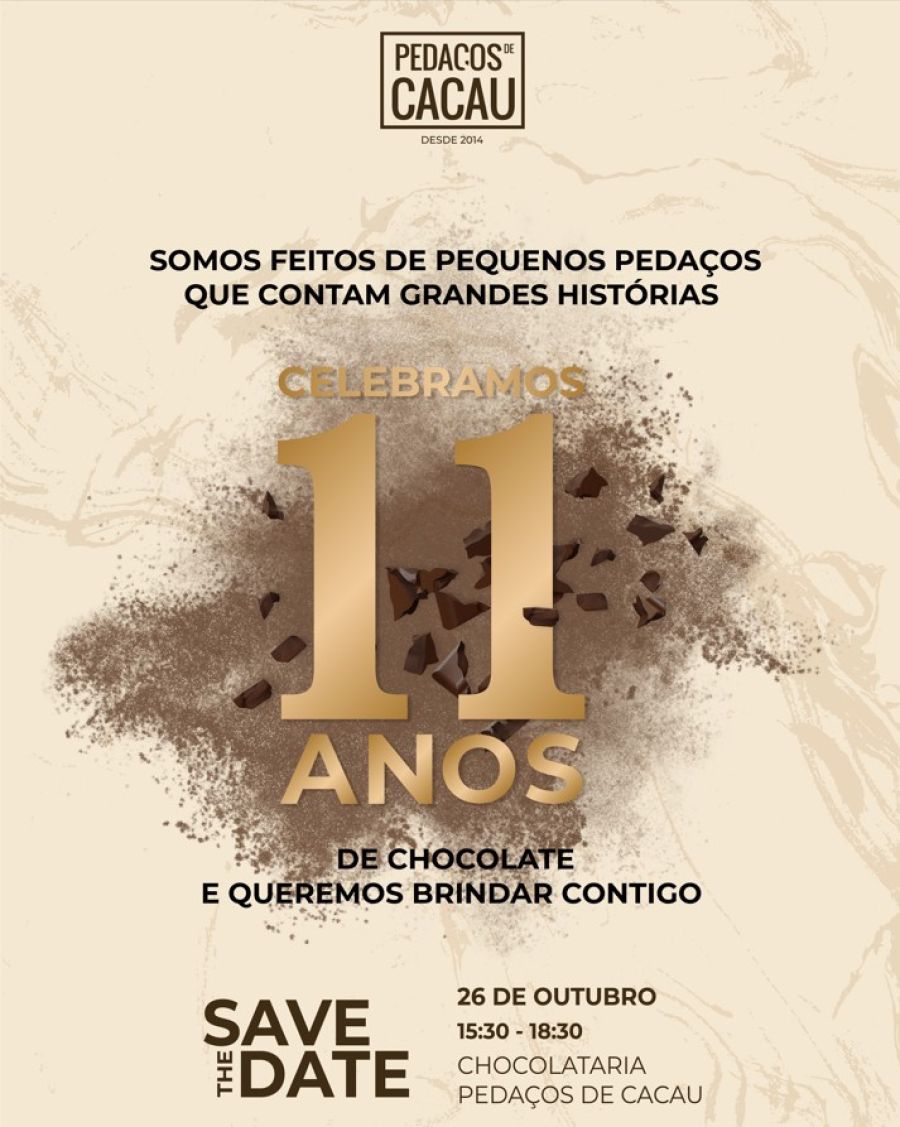 Pedaços de Cacau faz 11 anos!