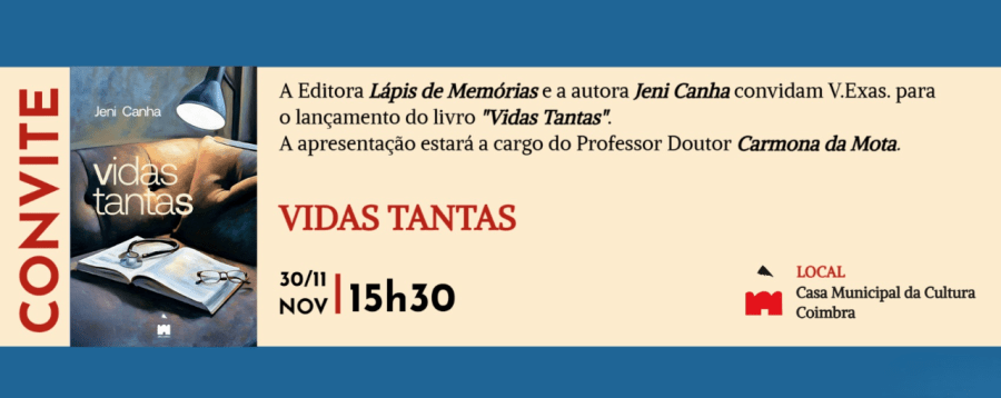 Lançamento de 'Vidas Tantas' de Jeni Canha