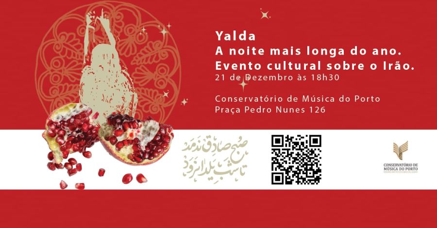 Yalda - A noite mais longa do ano. Evento Cultural sobre o Irão.
