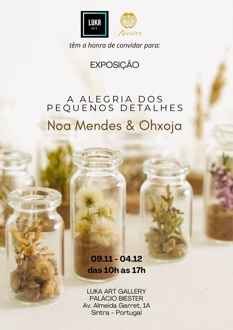 Exposição 'A alegria dos pequenos detalhes'