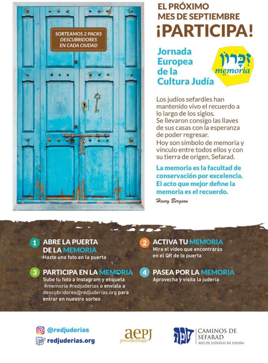 PARTICIPA | Jornada Europea de la Cultura Judía 2023