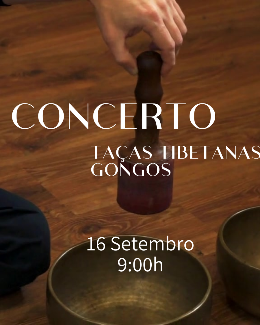 Concerto Taças Tibetanas e Gongos