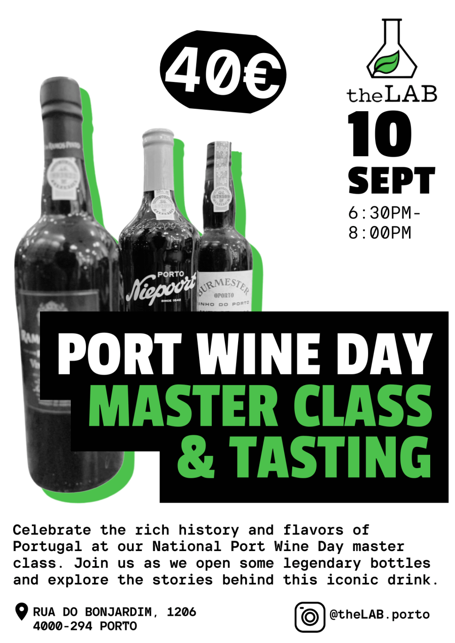 10 September | Port Wine Day Master Class & Tasting