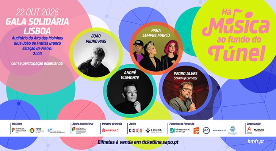 Gala Solidária 'Há Música ao Fundo do Túnel'