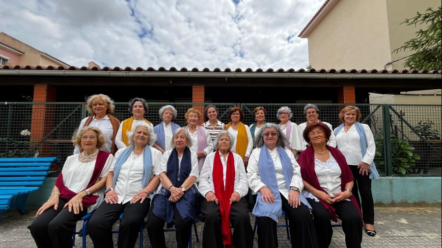 Concerto do Coro e Grupo de Percussão, por Associação de Moradores do Campo Grande (AMCG), no Jardim dos Coruchéus