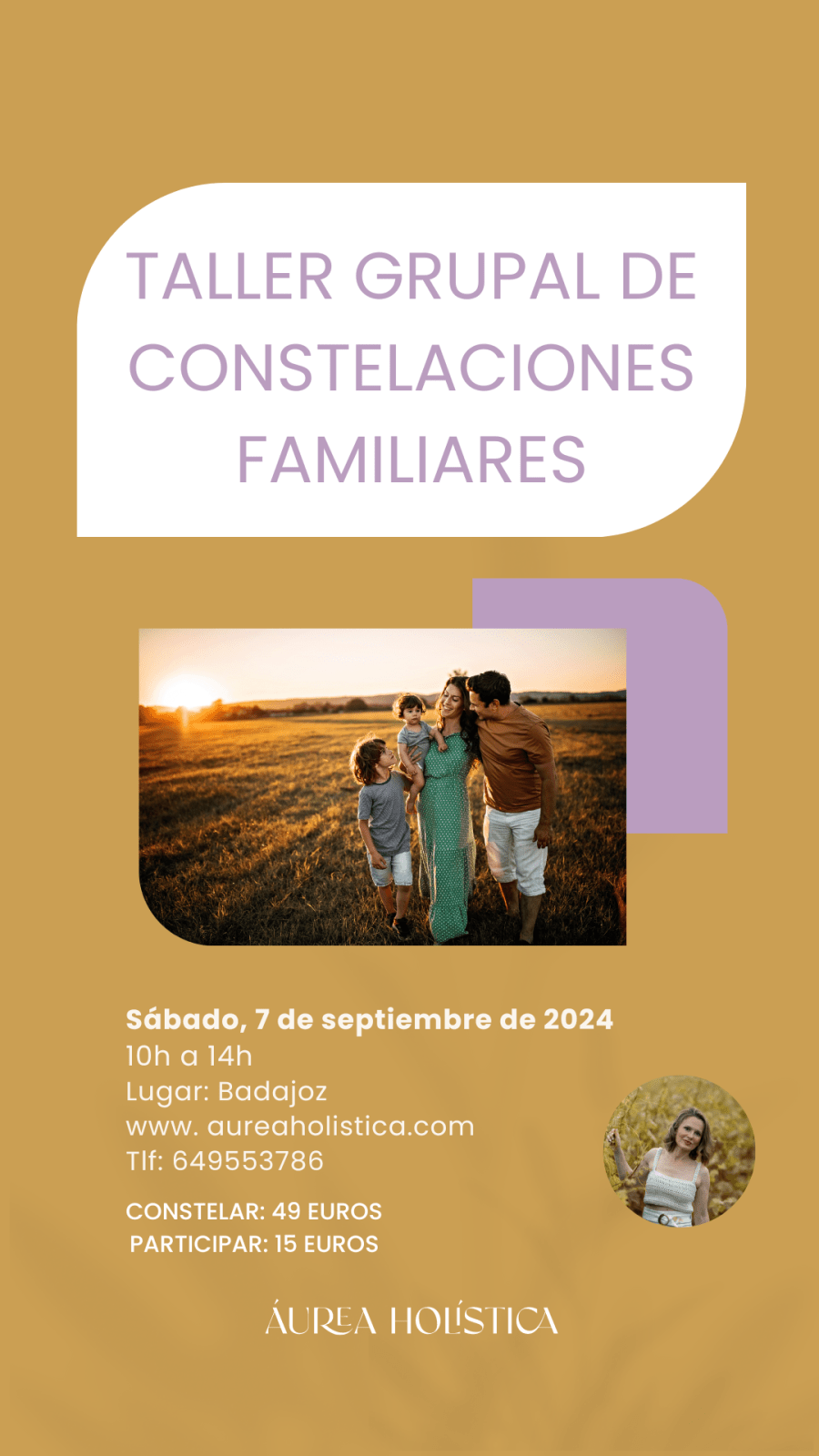 TALLER GRUPAL DE CONSTELACIONES FAMILIARES BADAJOZ