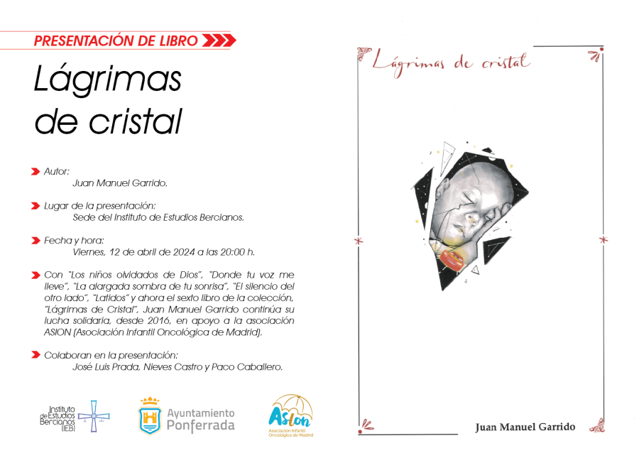 Presentación del libro 'Lágrimas de Cristal'