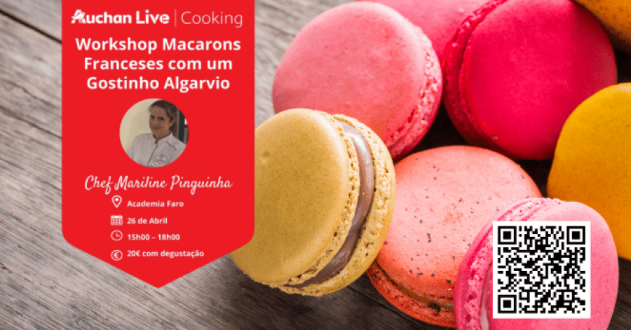 Workshop Macarons Franceses com um Gostinho Algarvio