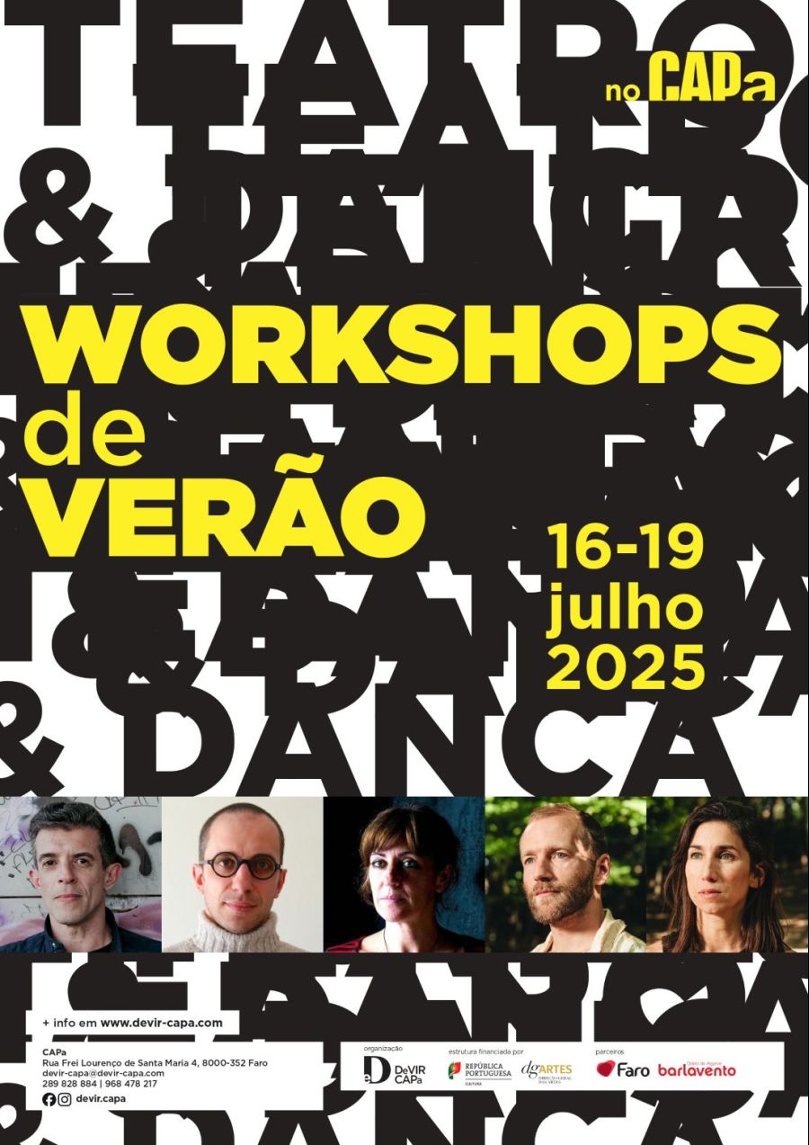 WORKSHOPS  DE VERÃO 2025  teatro & dança