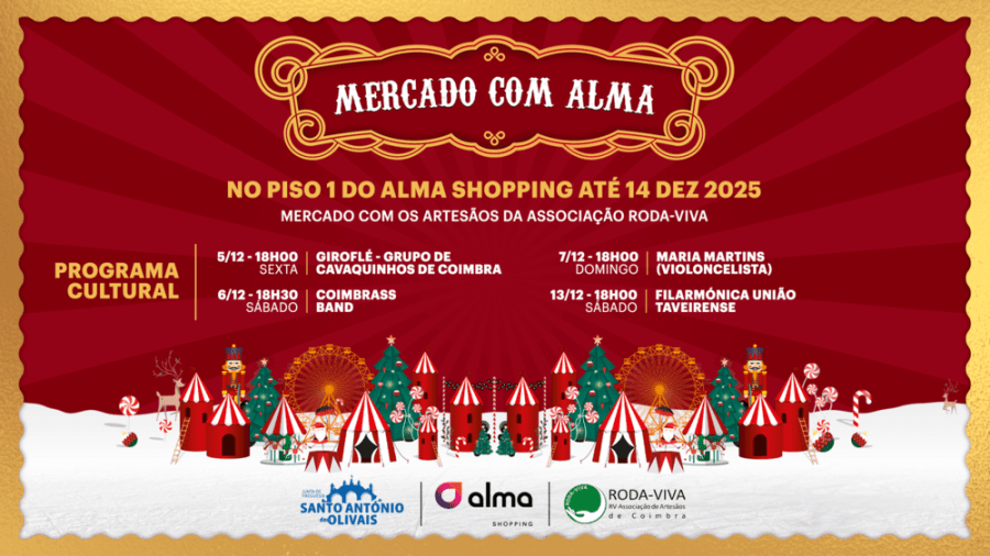 O Mercado com Alma regressa com artesanato local e cultura