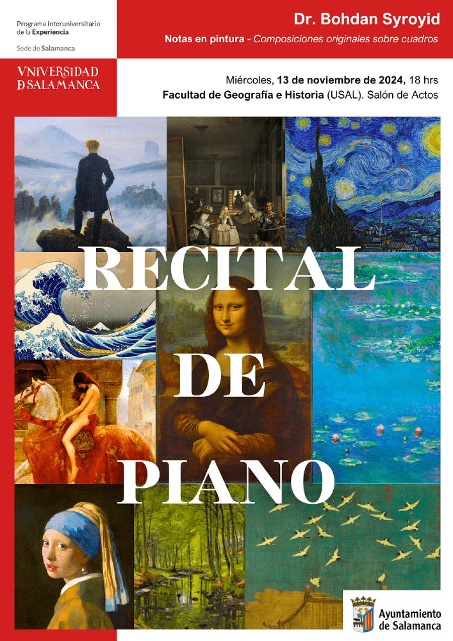 Recital de piano de Bohdan Syroyid 'Las notas en pintura'