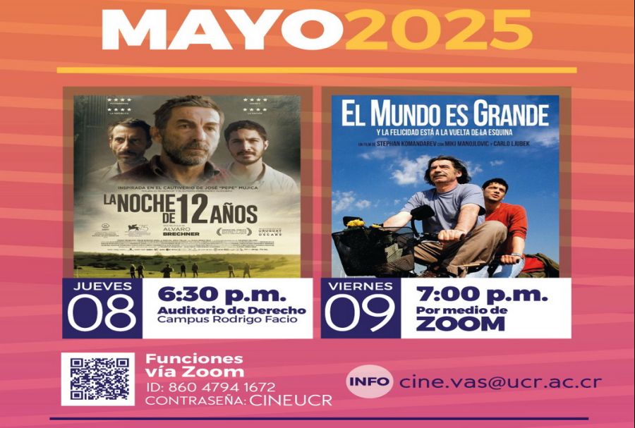 Cine UCR Mayo 2025. Semana #2.