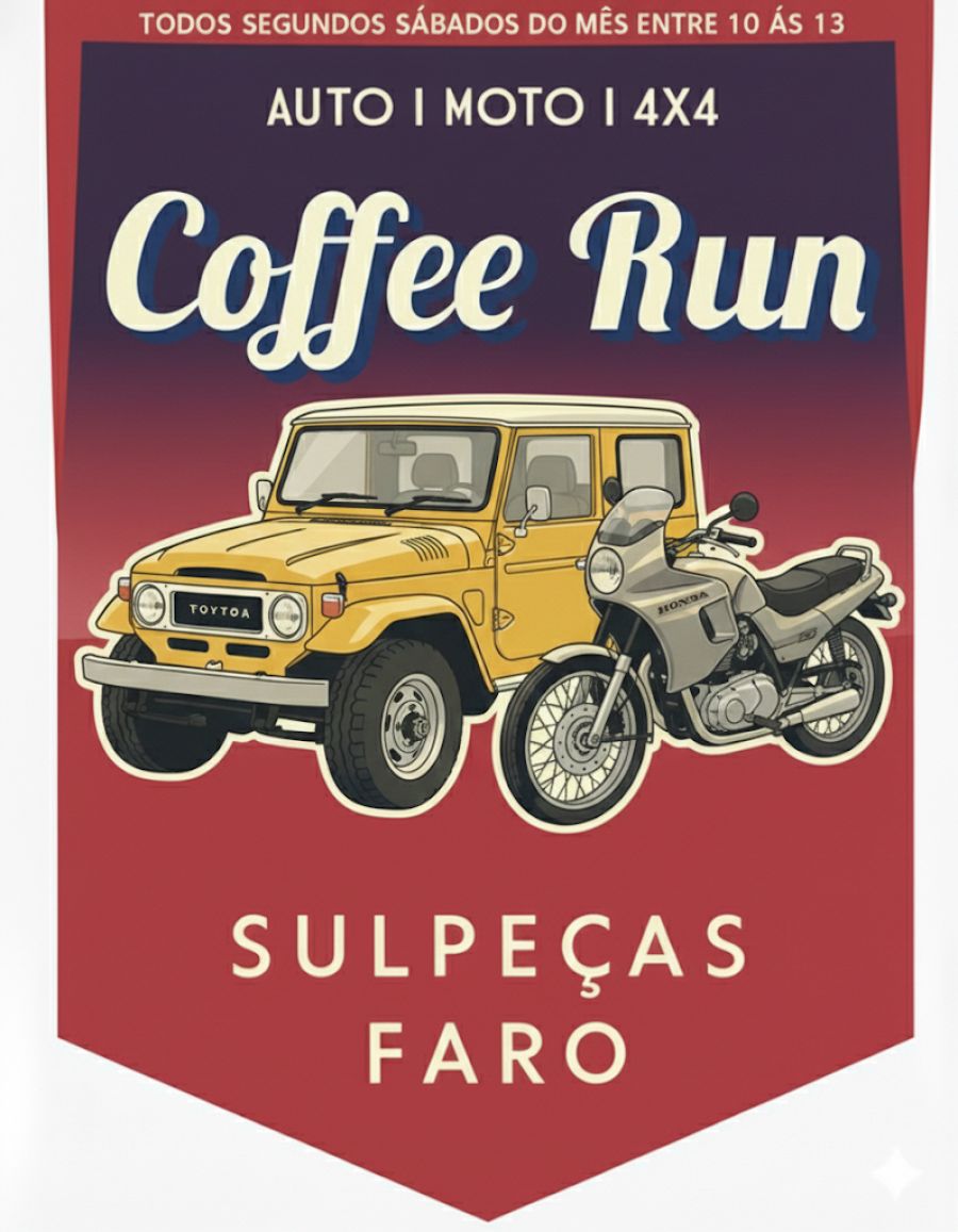 11º Coffee Run - Carros Clássicos, Raros e Motas