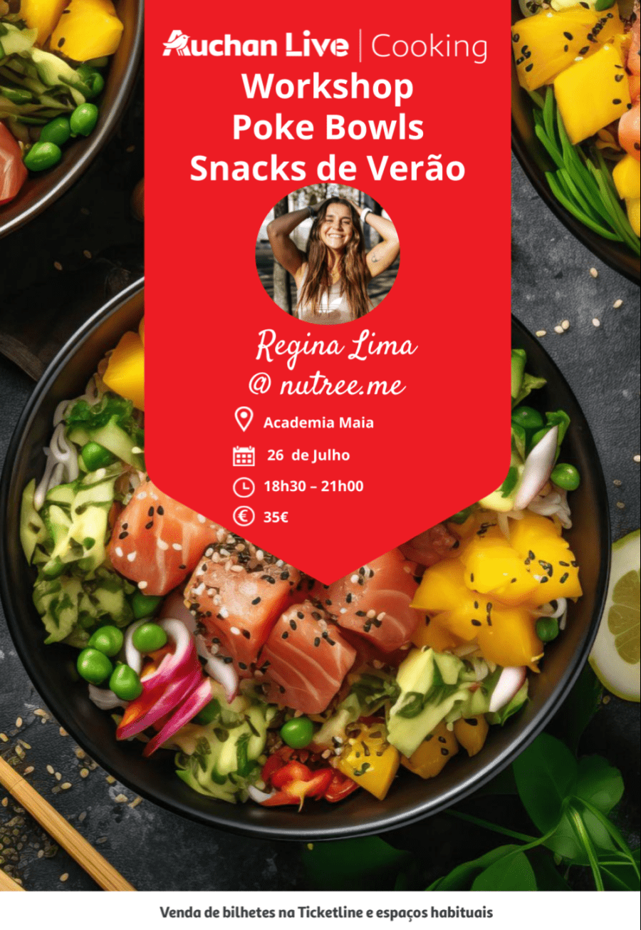 Workshop Poke Bowls Snacks de Verão