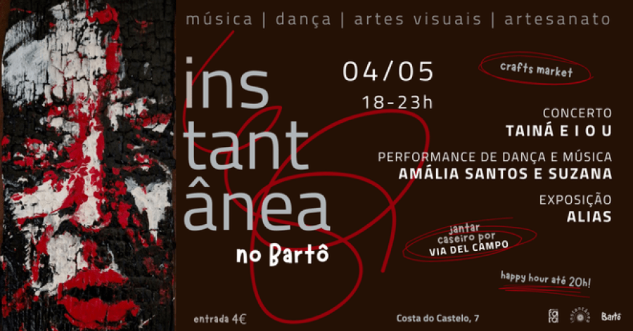 INSTANTÂNEA no Bartô | Arte, Música, Dança, Artesanato