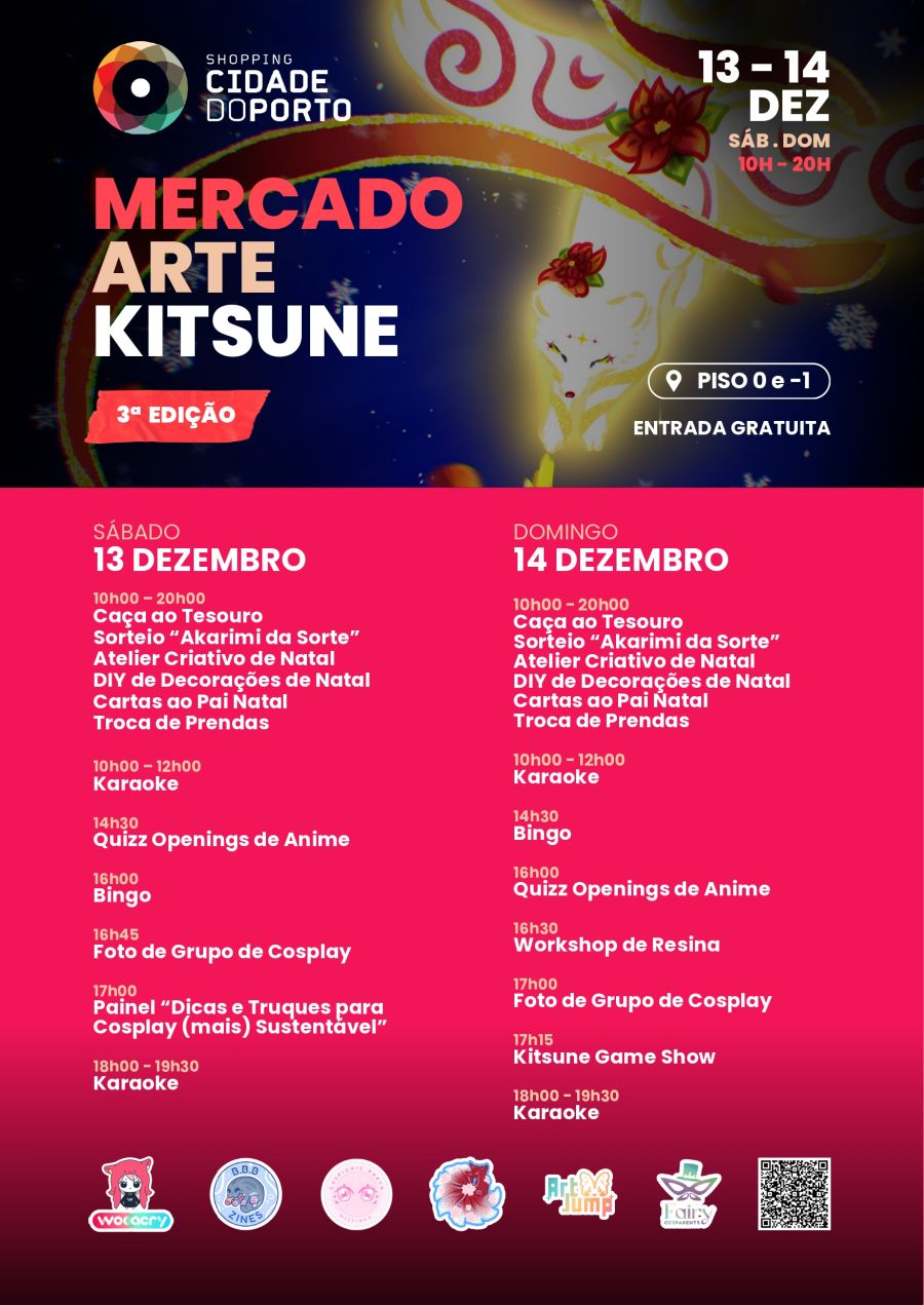 Shopping Cidade do Porto recebe 3º edição do Mercado Kitsune