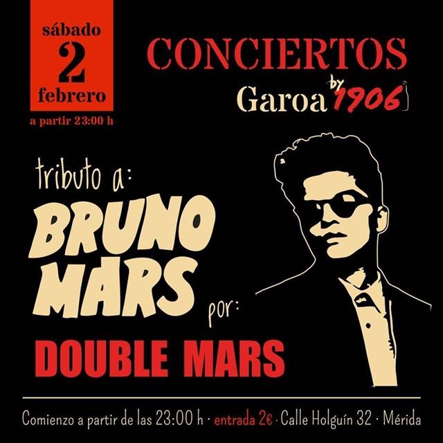 Concierto Double Mars - Tributo a Bruno Mars