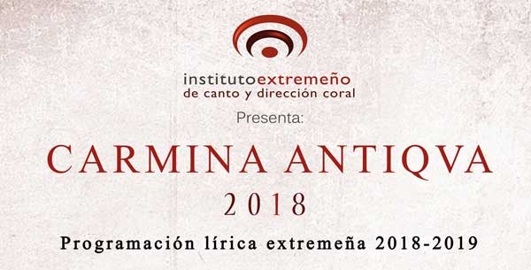 Carmina Antiqva 2018 | Club de lectura musical