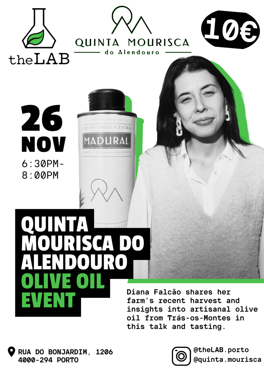 Quinta Mourisca do Alendouro Olive Oil Talk & Tasting