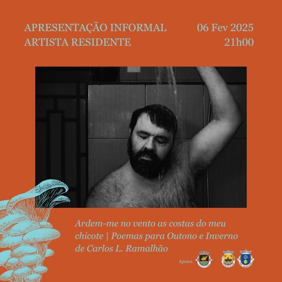 Apresentação Informal | 'Ardem-me no vento as costas do meu chicote | Poemas para Outono e Inverno' de Carlos L. Ramalhão