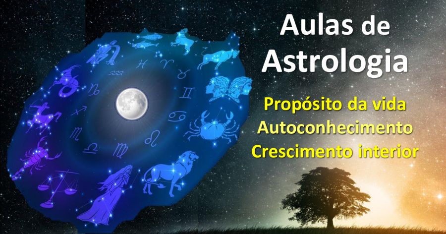 Aulas de Astrologia - Autoconhecimento e Crescimento interior às Quartas-Feiras