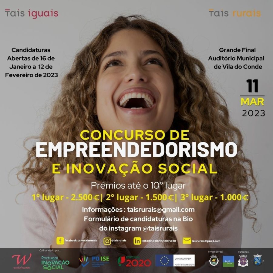 Concurso de Empreendedorismo e Inovação Social - Tais Rurais