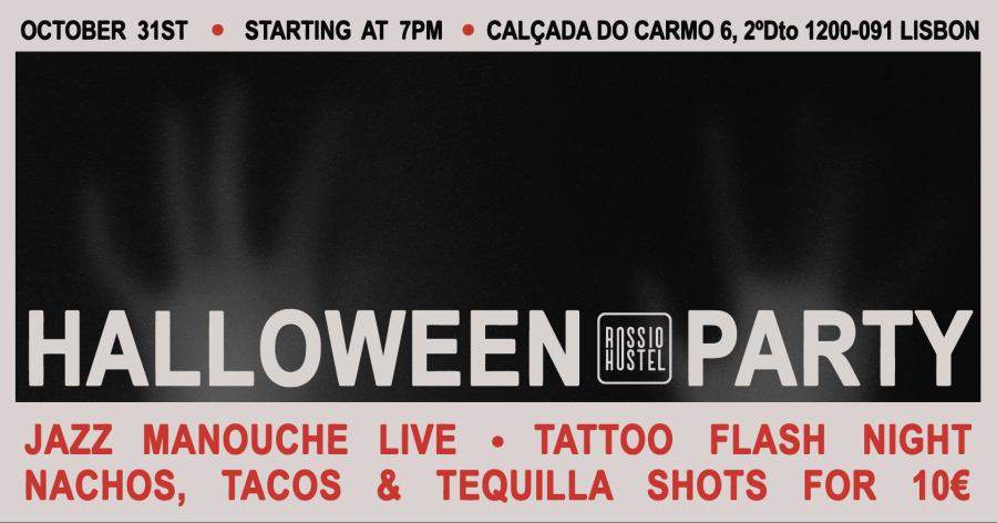 Halloween Party At Rossio Hostel