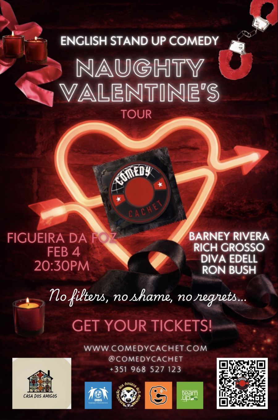 Stand Up Comedy - NAUGHTY VALENTINE'S - Live in Figueira da Foz