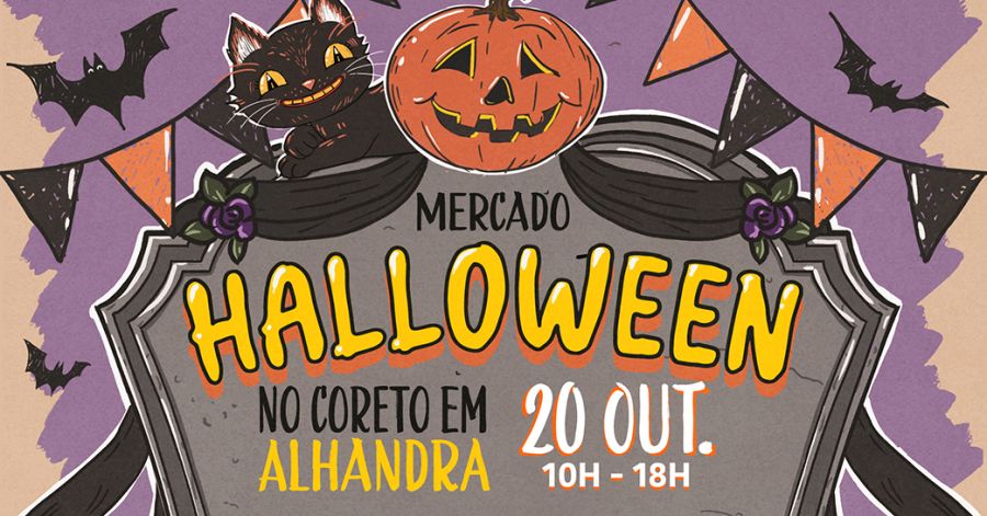 Mercado Halloween em Alhandra