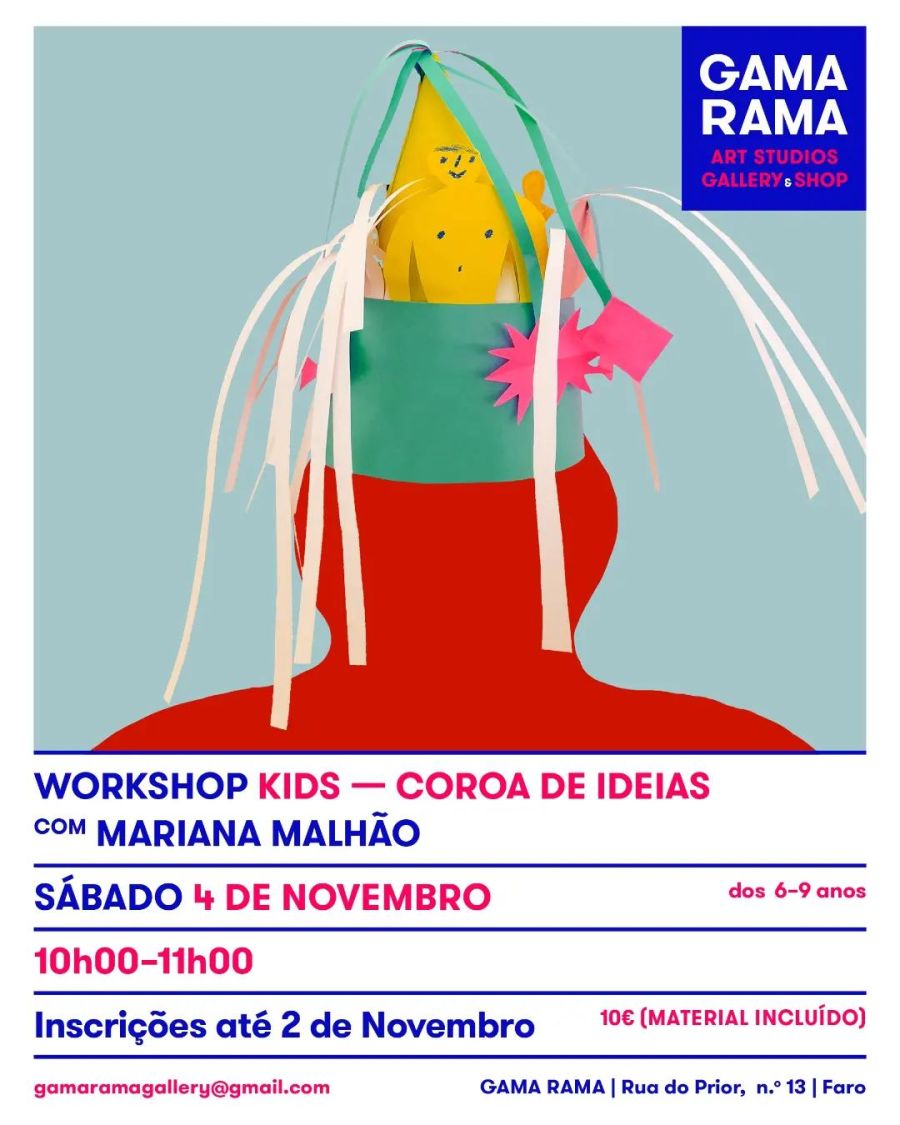 Workshop KIDS - Coroa de Ideias com Mariana Malhão 
