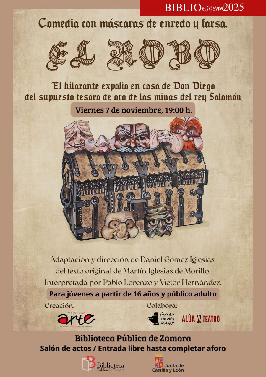 Biblioescena. “El robo”, con Mejor con Arte