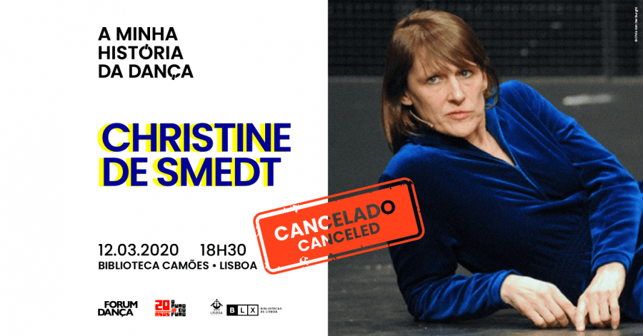 Cancelado - Palestra 'A Minha História da Dança', por Christine de Smedt - CANCELADO!!