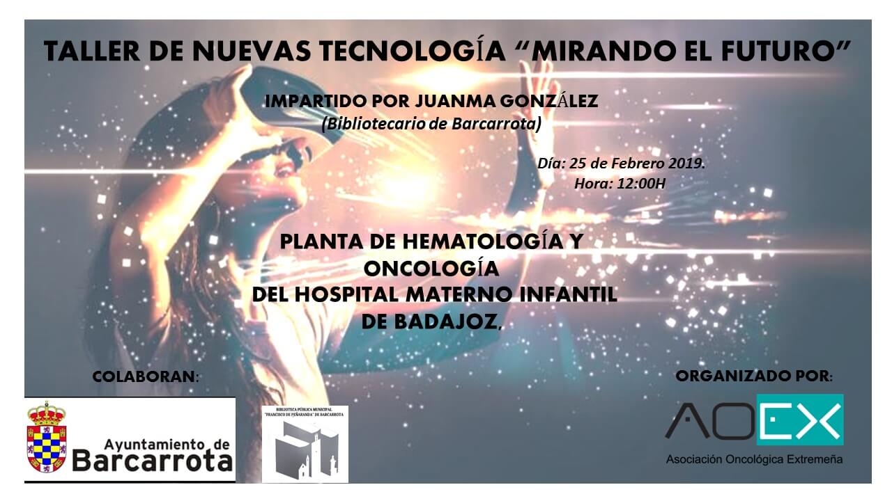 Taller de nuevas tecnologías en Hospital Materno Infantil de Badajoz