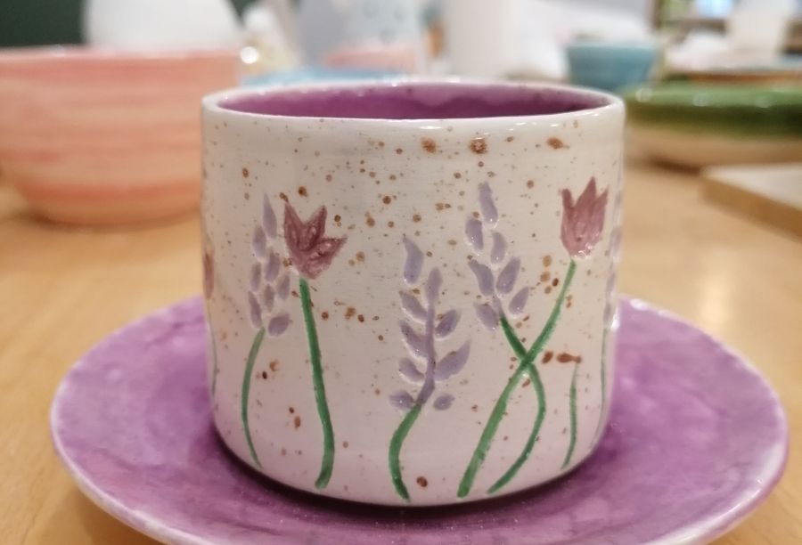 Workshop de Cerâmica - Copo e prato 