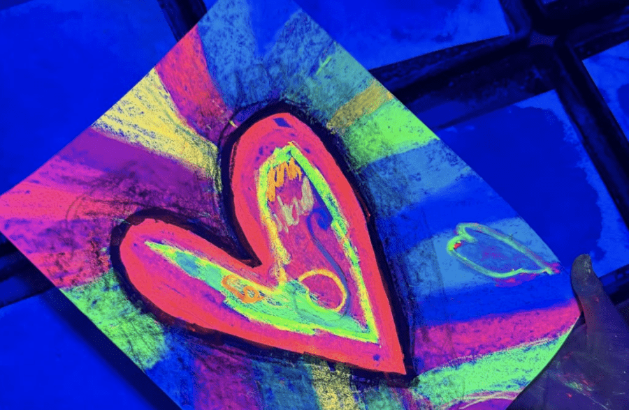 SAINT VALENTINE'S PAINTING IN THE DARK WORKSHOP