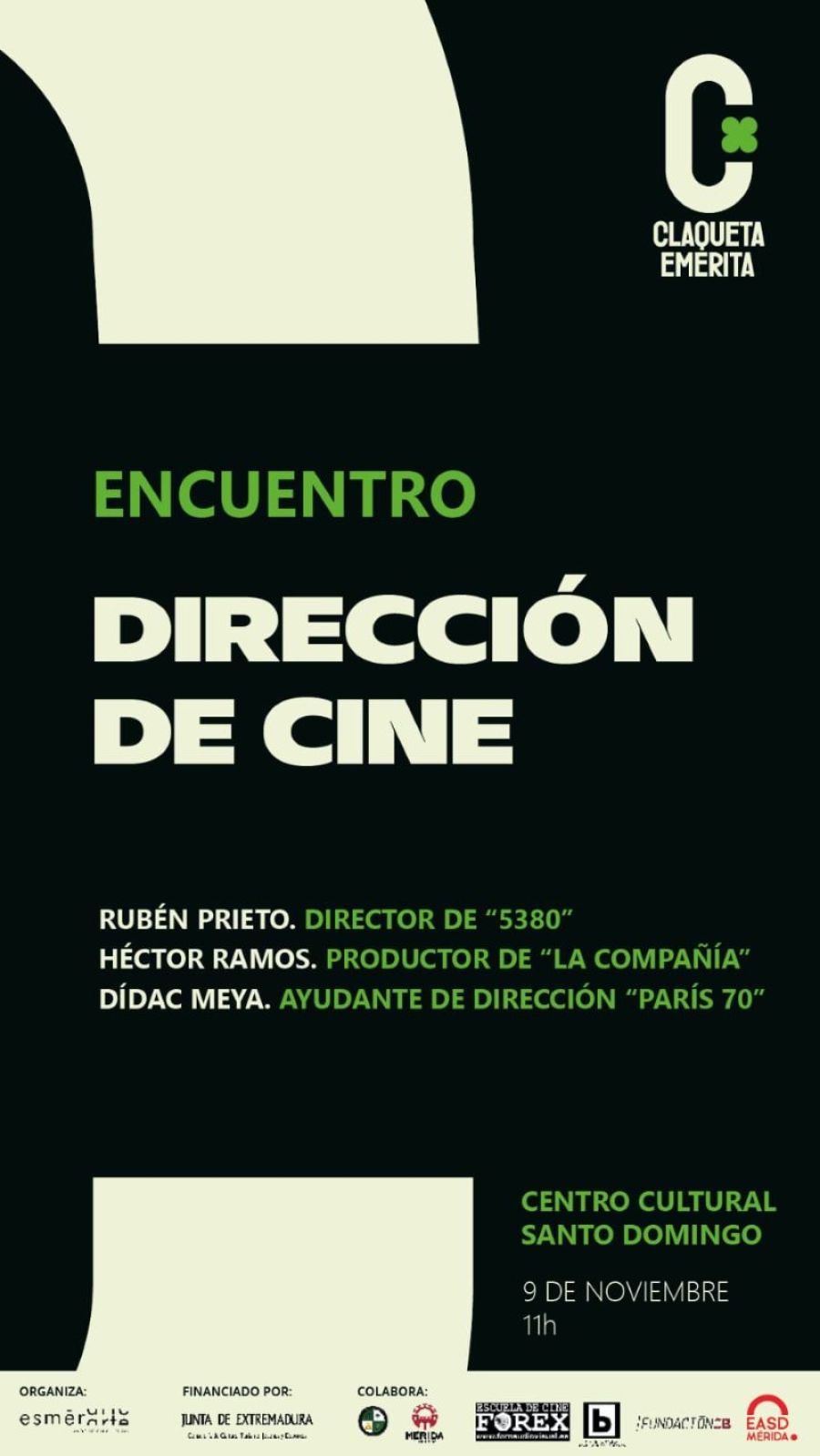 Claqueta Emérita VII: Encuentro con directores de cine