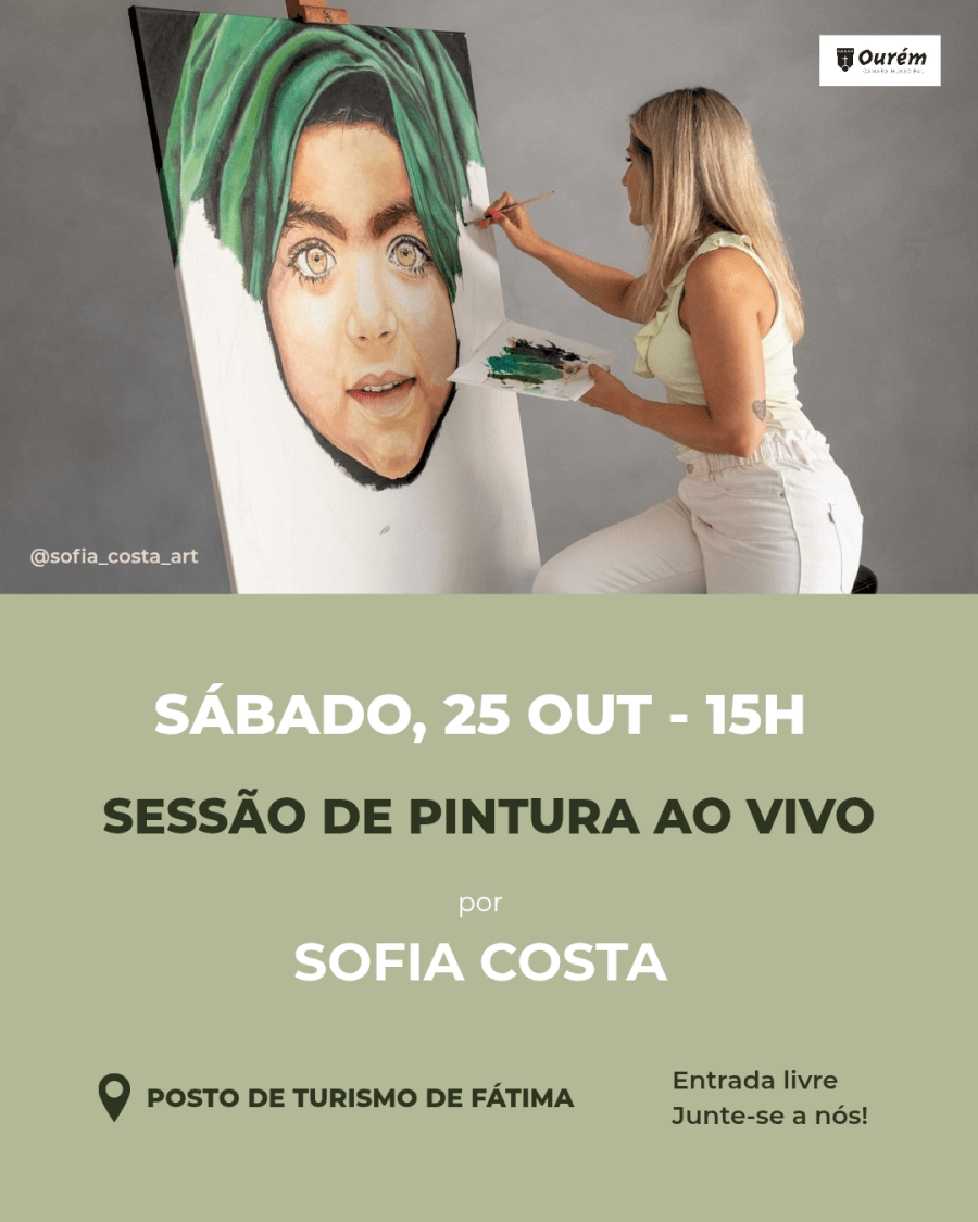 PINTURA AO VIVO, POR SOFIA COSTA