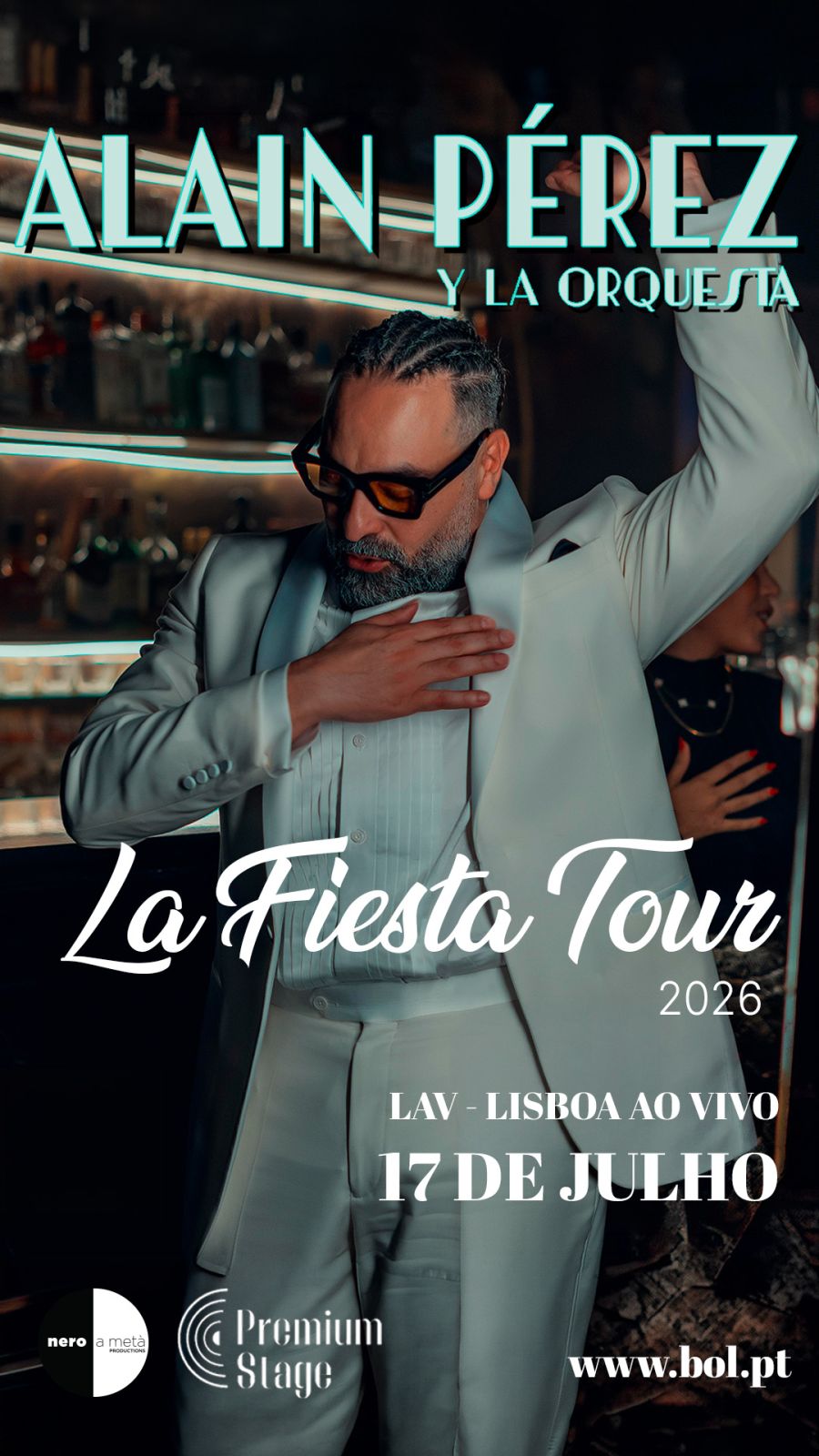 O Maestro da Timba Cubana, Alain Pérez, traz a explosão de ¡Bingo! ao LAV em Lisboa a 17 de Julho