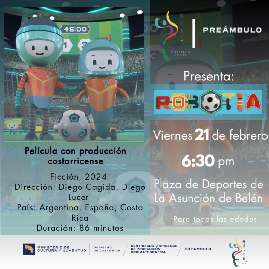 Cine al aire libre. Película Robotia