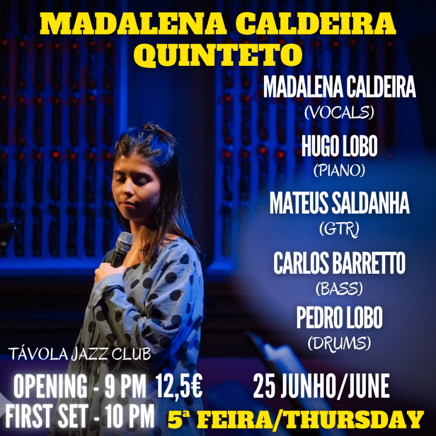 Madalena Caldeira Quinteto - Live Jazz no Távola Jazz Club