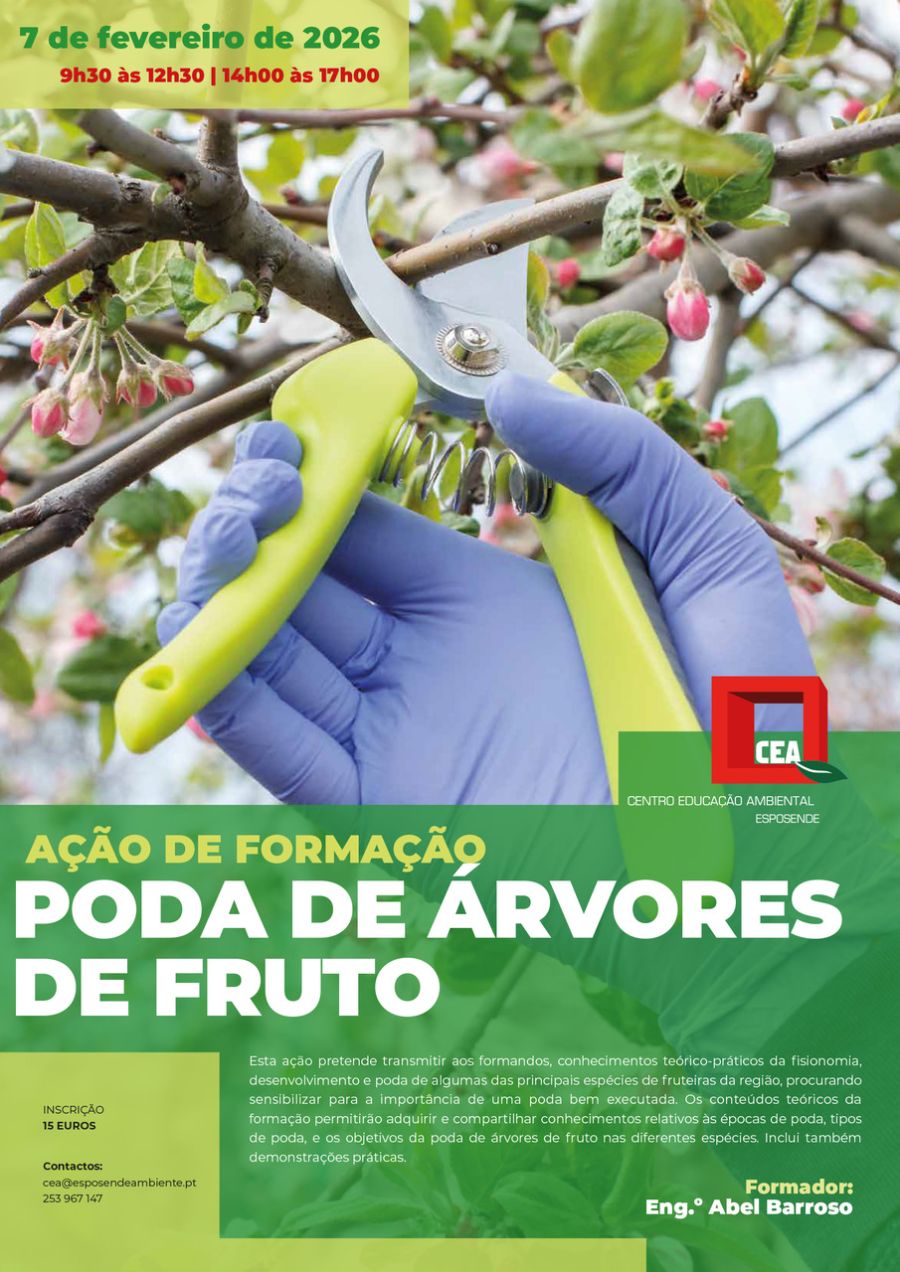 Ação de Formação 'Podas de árvores de fruto'